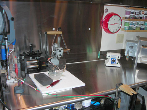 metalsmithing area