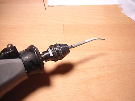 bent diamond bit in dremel