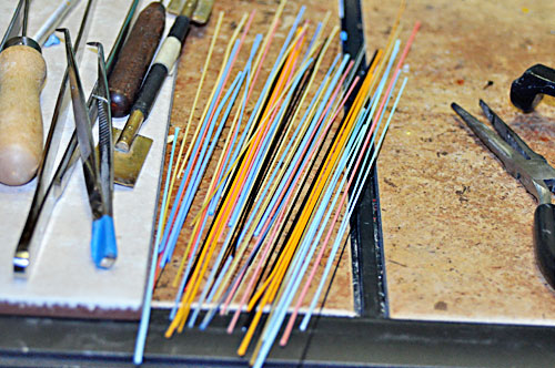 glass stringer for melanie moertel's class