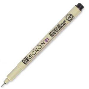 image of fine tip micron pen