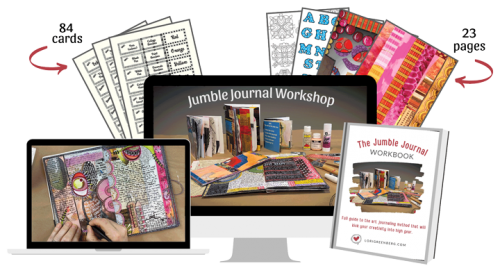 Online Art Journaling Class Items