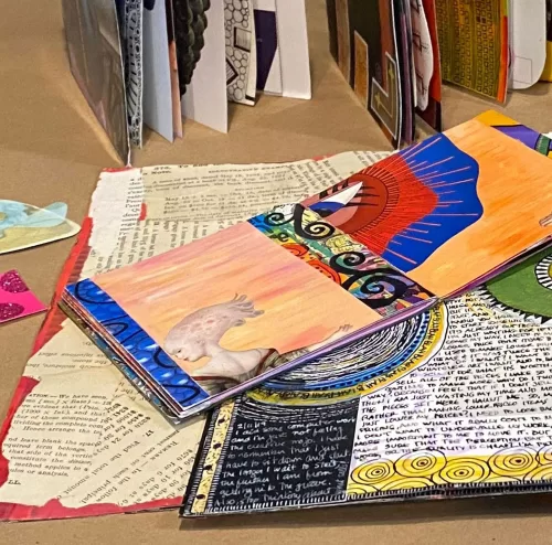 image of a junk journal example