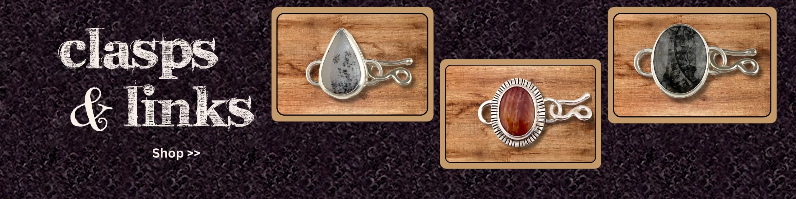 Lori Greenberg clasps and links banner